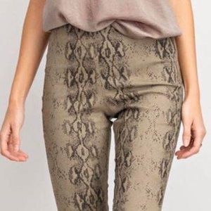 Easel Brand Snakeskin Pants